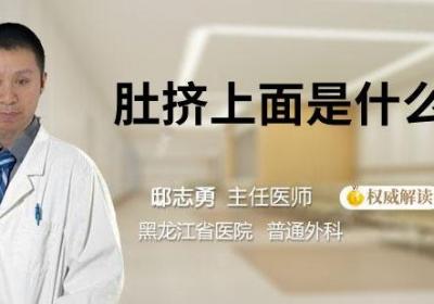 肚挤上面是什么部位