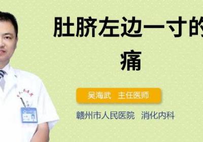 肚脐左边一寸的地方痛