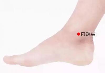 经外奇穴：内踝尖穴