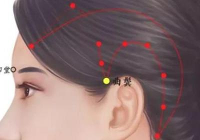 足少阳胆经经穴：曲鬓穴