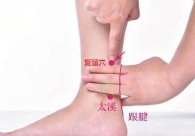 足少阴肾经经穴：复溜穴