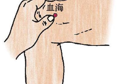 足太阴脾经经穴：血海穴