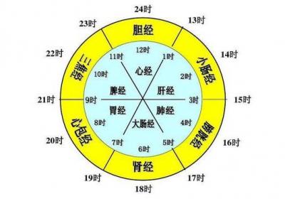 身体部位最佳养生时间表