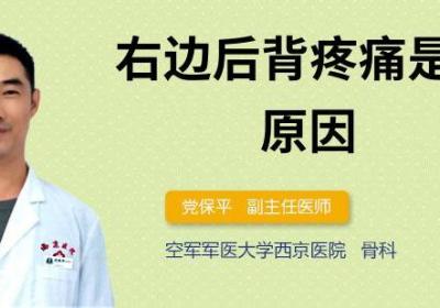 右边后背疼痛是什么原因