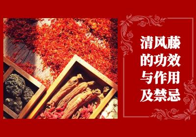 清风藤的功效与作用及禁忌