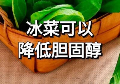 冰菜的营养价值以及功效作用有哪些？