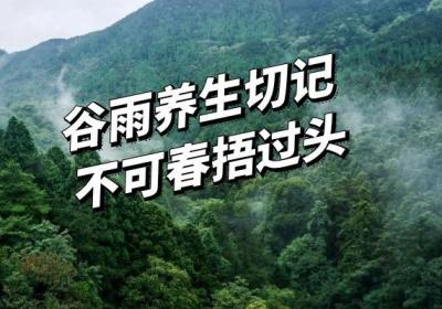 最重要的4个谷雨养生小知识你知道是什么吗？