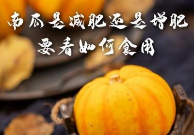 吃南瓜是增肥还是减肥？不同的吃法会有不同的效果