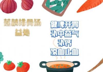 莲藕排骨汤的功效有哪些，什么人群适合喝此汤补养身体呢？