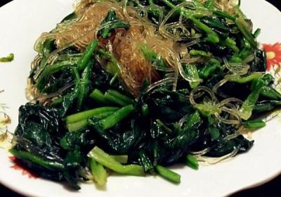 菠菜炒粉丝的营养价值及做法