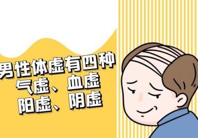 男性体虚的症状有哪些？可有以下这四种分型