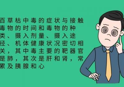 百草枯中毒的症状有哪些，它的致死率真的很高吗？